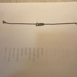 Tiffany & Co - Silver Paloma's Graffiti Love Bracelet